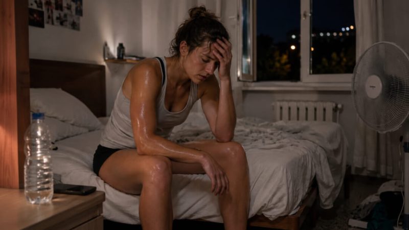 Notti tropicali: come il caldo ti ruba il sonno (e la forma)