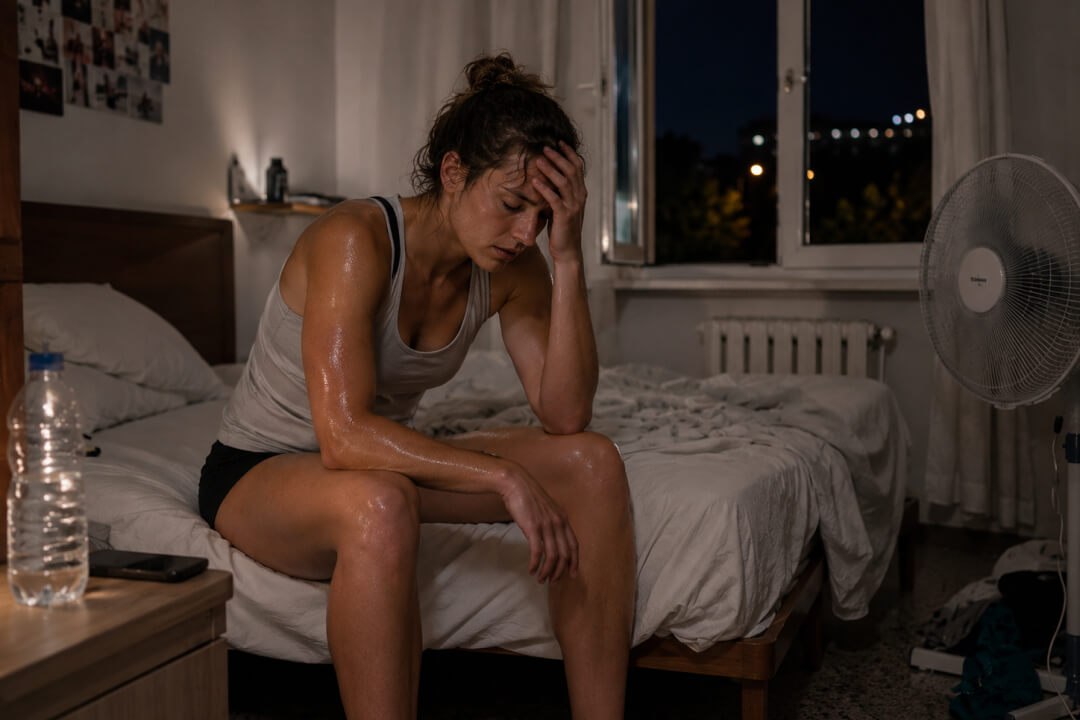 Notti tropicali: come il caldo ti ruba il sonno (e la forma)